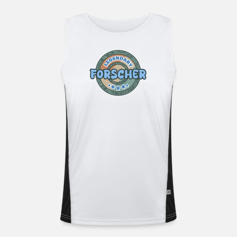 Forscher als Geschenkidee Funktionelles Kontrast-Tank Top für Männer 