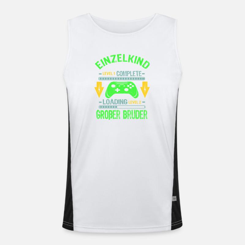 Einzelkind Complete - Loading Großer Bruder 2026 Funktionelles Kontrast-Tank Top für Männer 