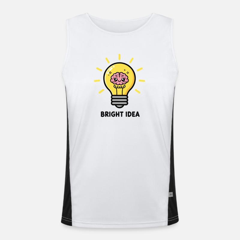 Brainy Spark Men's Functional Contrast Tank Top 