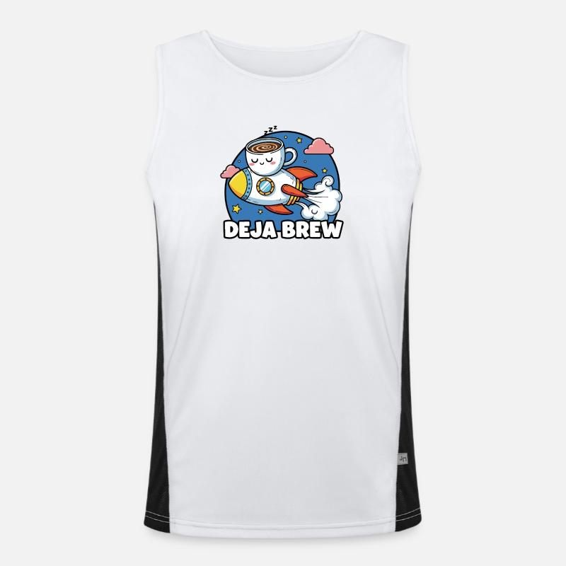 Caffeine Launch Men's Functional Contrast Tank Top 