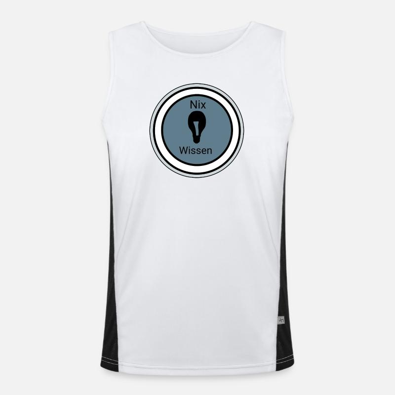 Abstract color explosion on dark gray Men's Functional Contrast Tank Top 
