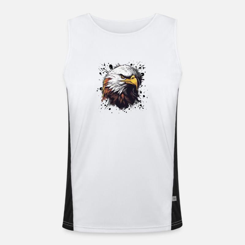 Eagle Head Men's Functional Contrast Tank Top 