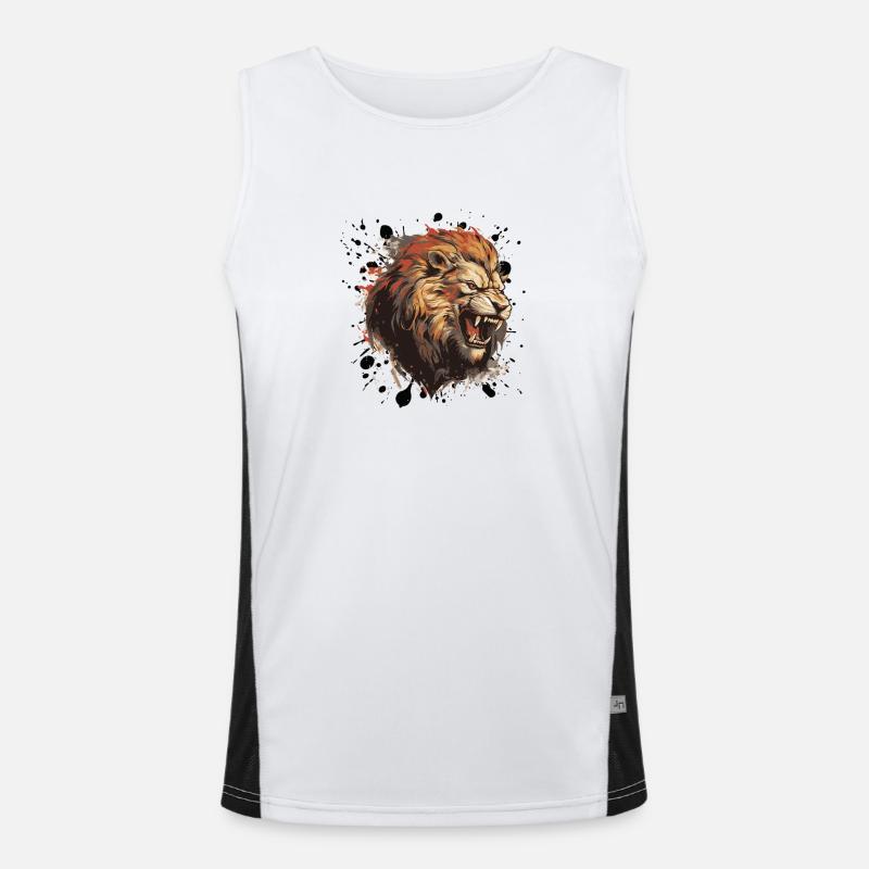 Lion Débardeur respirant contrasté Homme 