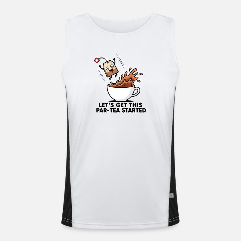 Tee-Spritzer Funktionelles Kontrast-Tank Top für Männer 