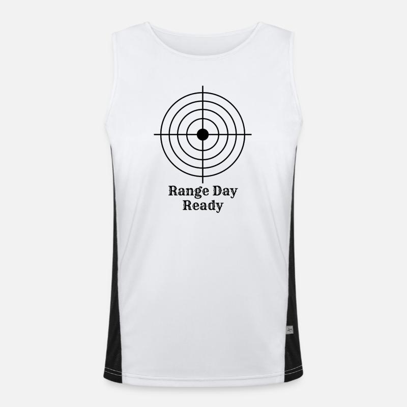 Abstract geometry pattern on shirt Men's Functional Contrast Tank Top 