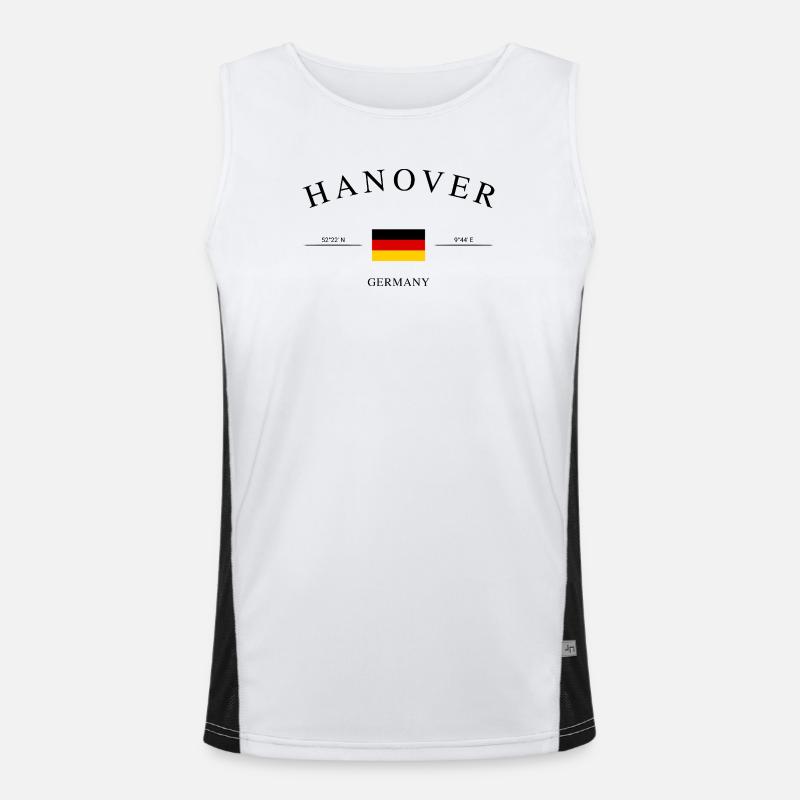 Hanover, Germany – Holiday Souvenir & Gift Men's Functional Contrast Tank Top 