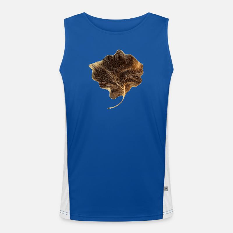 Elegant leaf Men's Functional Contrast Tank Top 