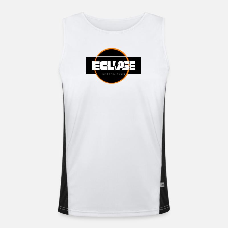 Conception du logo du club sportif Eclipse Débardeur respirant contrasté Homme 