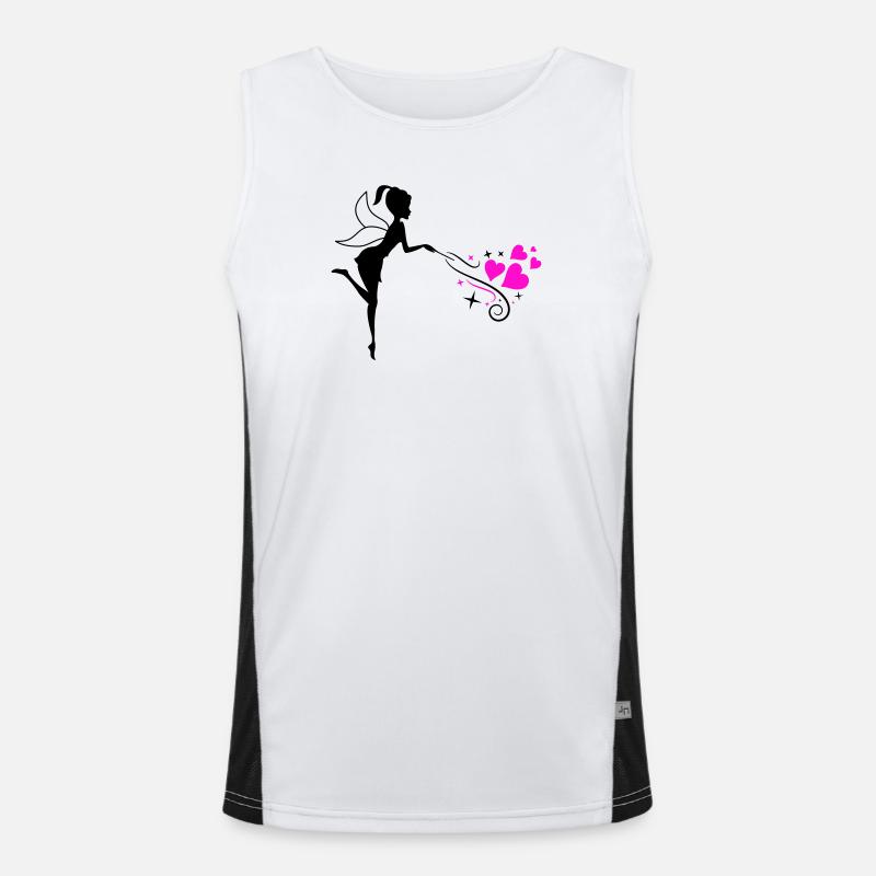 Fairy Elf Spell Men's Functional Contrast Tank Top 