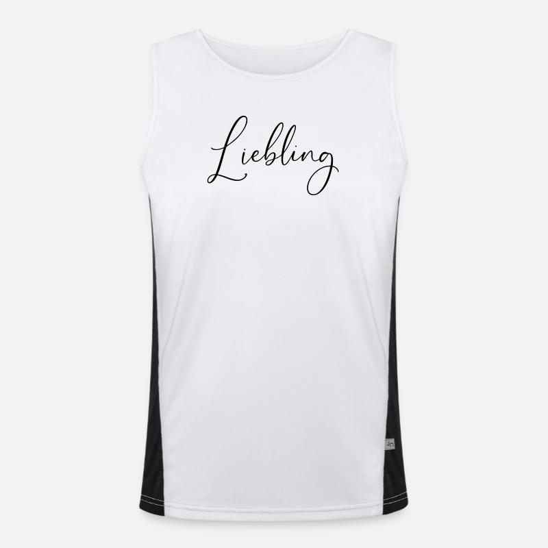 Darling / Conception d’écriture manuscrite Débardeur respirant contrasté Homme 