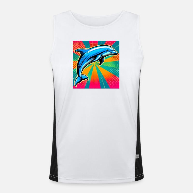 dolphin Men's Functional Contrast Tank Top 