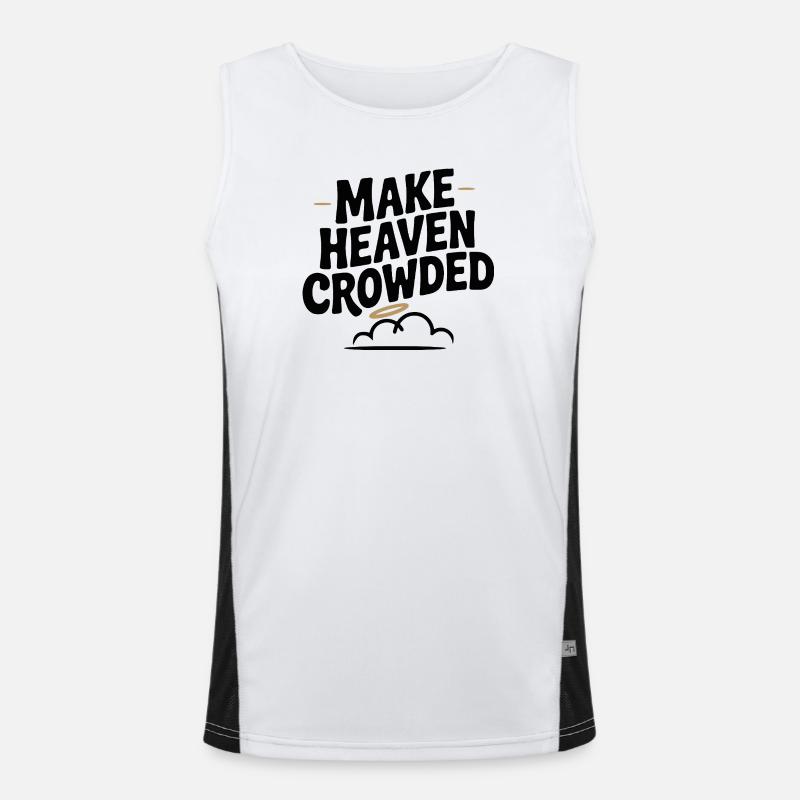 Make Heaven Crowed Men's Functional Contrast Tank Top 