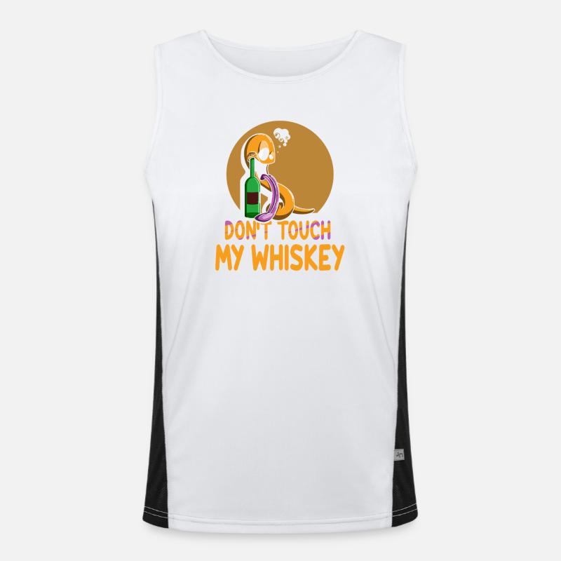 Whiskey Saying Whiskey Drinker Whiskey Lovers Débardeur respirant contrasté Homme 