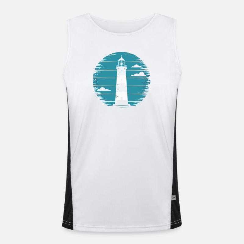 lighthouse Men's Functional Contrast Tank Top 