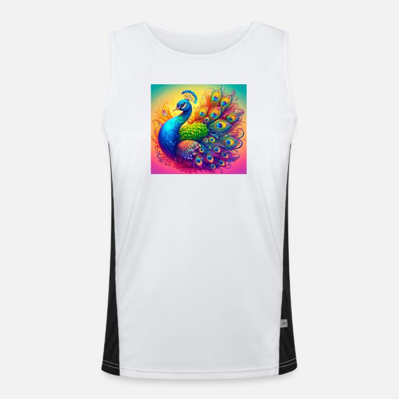 peacock Men's Functional Contrast Tank Top 