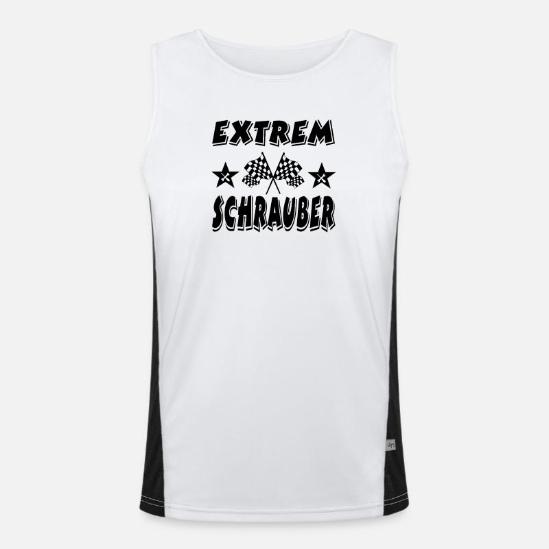 Schrauber Funktionelles Kontrast-Tank Top für Männer 