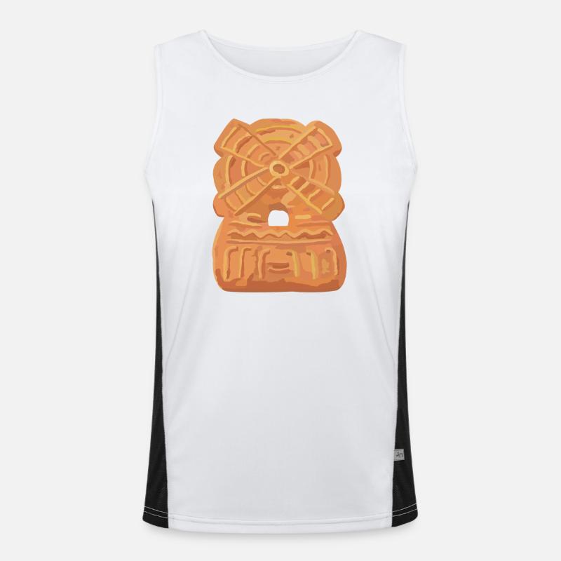 Speculaas mill Men's Functional Contrast Tank Top 