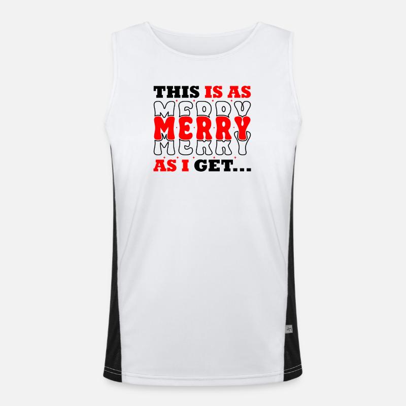 C’est aussi joyeux que moi Débardeur respirant contrasté Homme 
