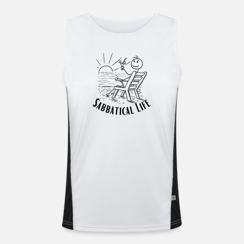 Sabbatical Funktionelles Kontrast-Tank Top für Männer 