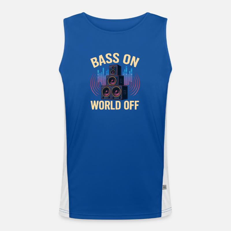 Techno Rave Men's Functional Contrast Tank Top 