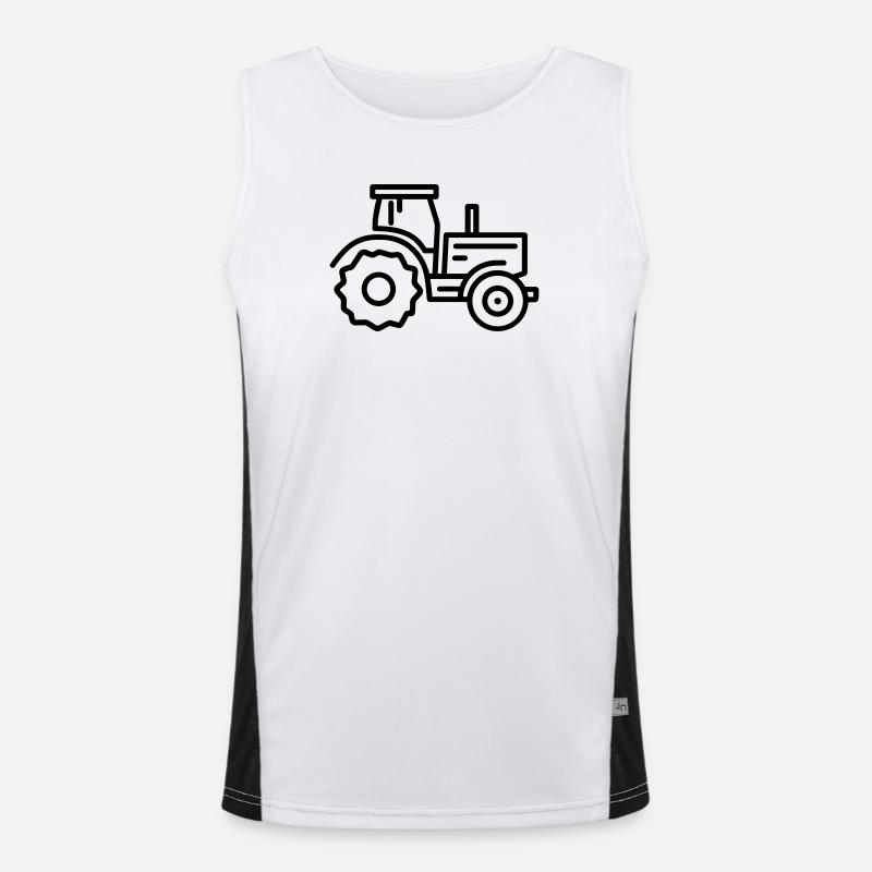 Traktor Funktionelles Kontrast-Tank Top für Männer 