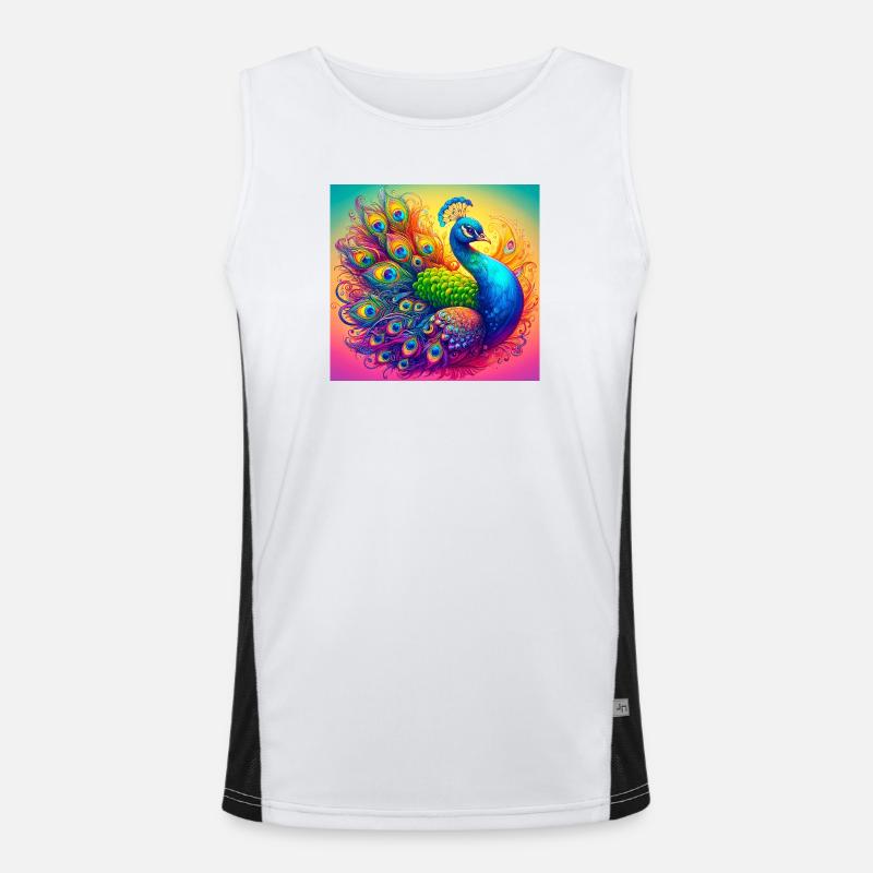 peacock Men's Functional Contrast Tank Top 