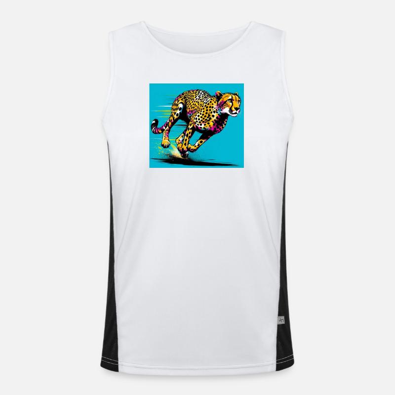 guépard Débardeur respirant contrasté Homme 