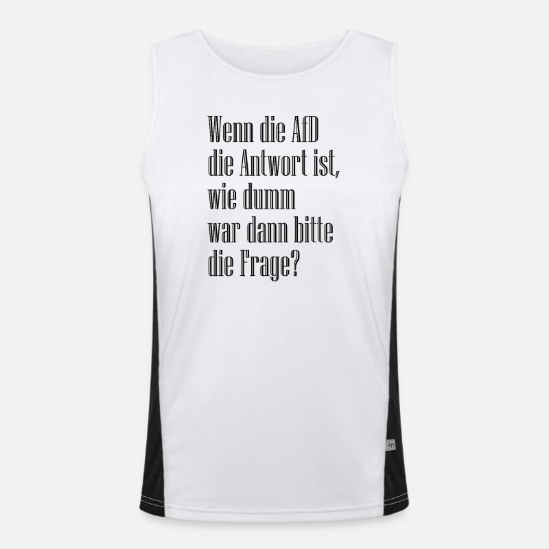 Question Débardeur respirant contrasté Homme 