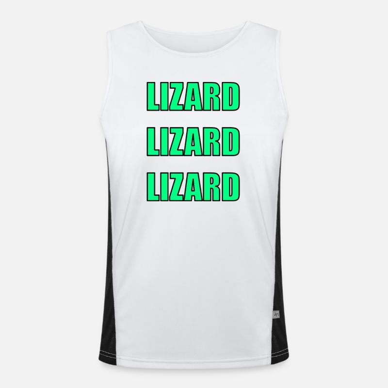 Lizard Echo Men's Functional Contrast Tank Top 