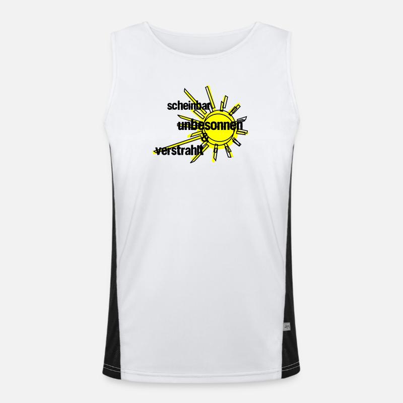 Verstrahlt Funktionelles Kontrast-Tank Top für Männer 