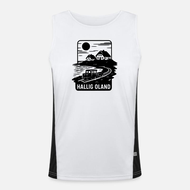 Oland Hallig Men's Functional Contrast Tank Top 