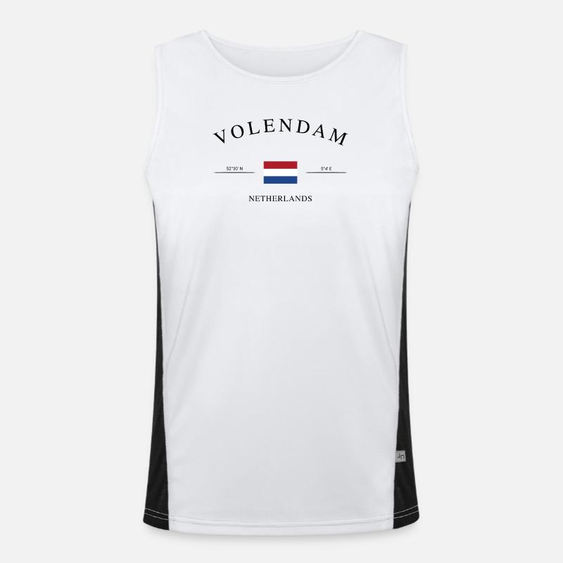 Volendam Netherlands – Holiday Souvenir & Gift Men's Functional Contrast Tank Top 