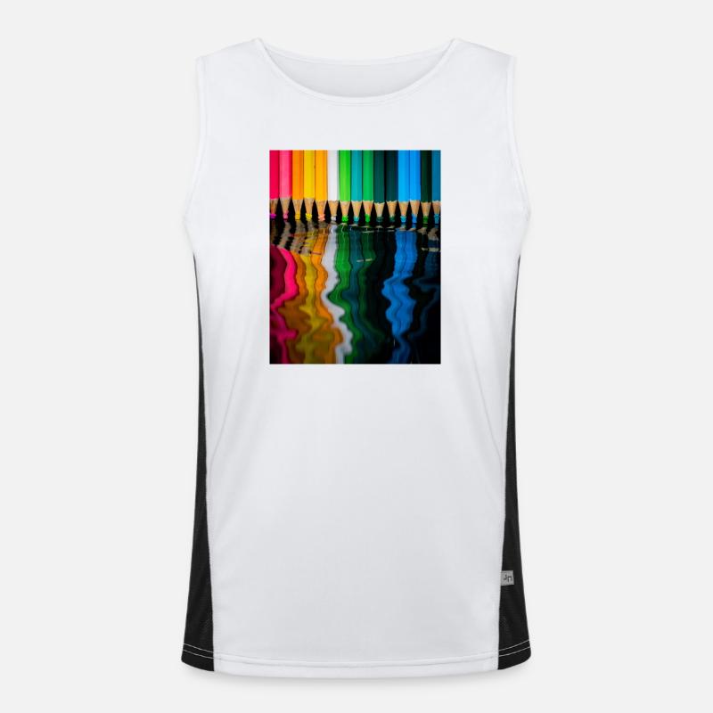 Lignes directrices, esprits réfléchis Débardeur respirant contrasté Homme 