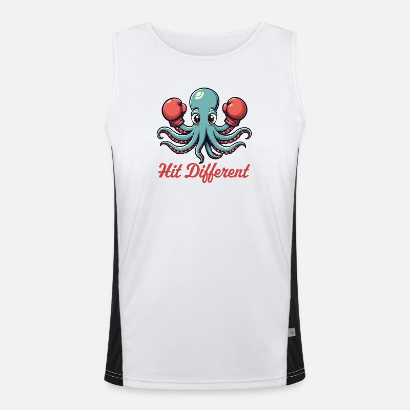 Anders treffen Funktionelles Kontrast-Tank Top für Männer 