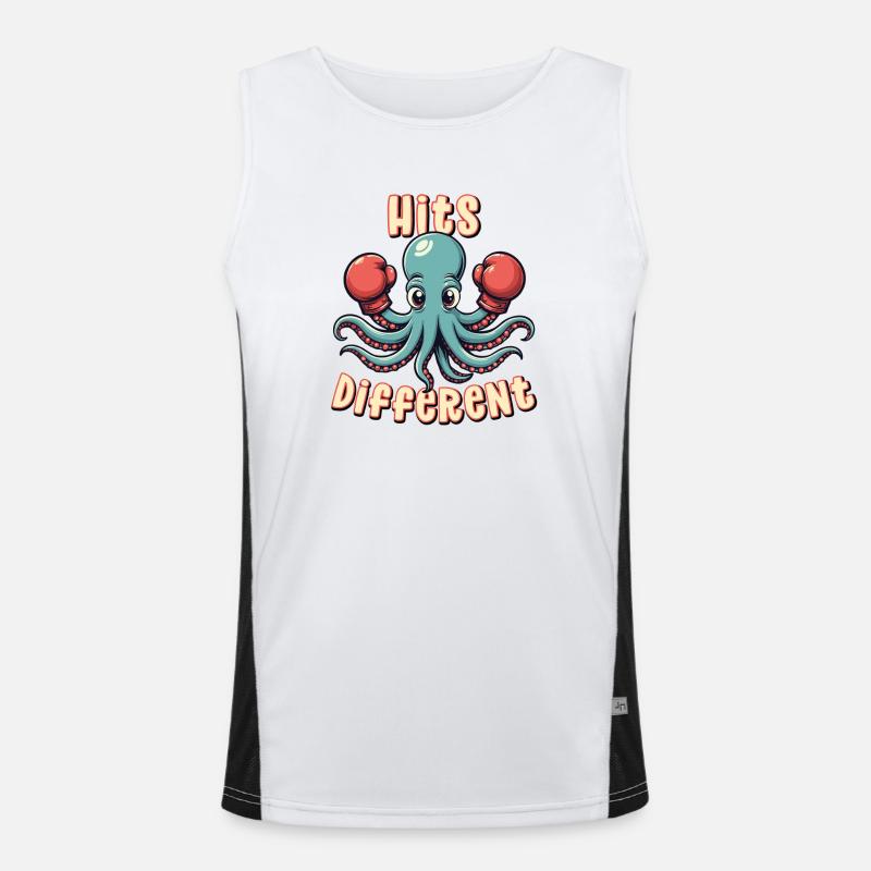Hits Different Men's Functional Contrast Tank Top 