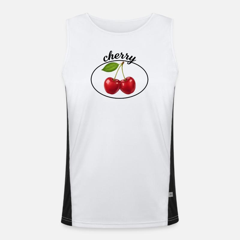 Cherry Duo Emblem Men's Functional Contrast Tank Top 