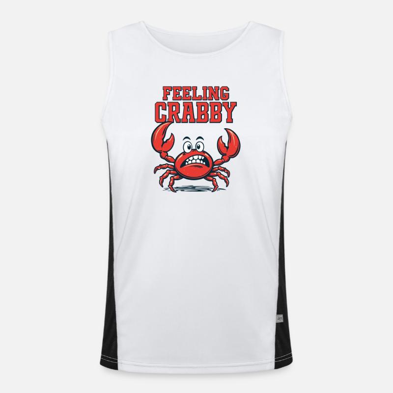 Feeling Crabby Men's Functional Contrast Tank Top 