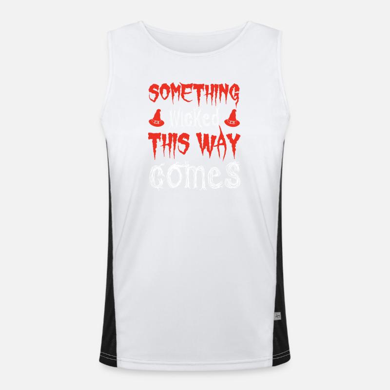 Impression de sort démoniaque Débardeur respirant contrasté Homme 