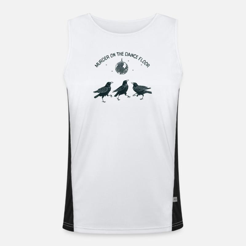 Murder on the Dance Floor Crows Men's Functional Contrast Tank Top 