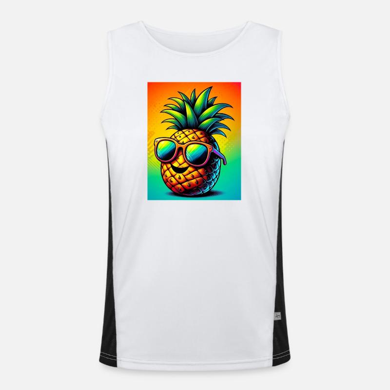 Ananas Débardeur respirant contrasté Homme 