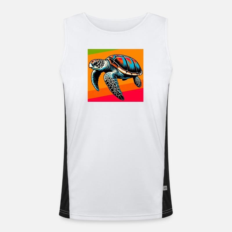 turtle Men's Functional Contrast Tank Top 