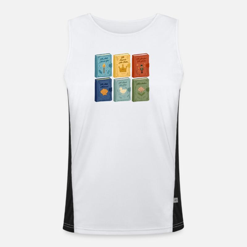 Fairy tale covers Men's Functional Contrast Tank Top 