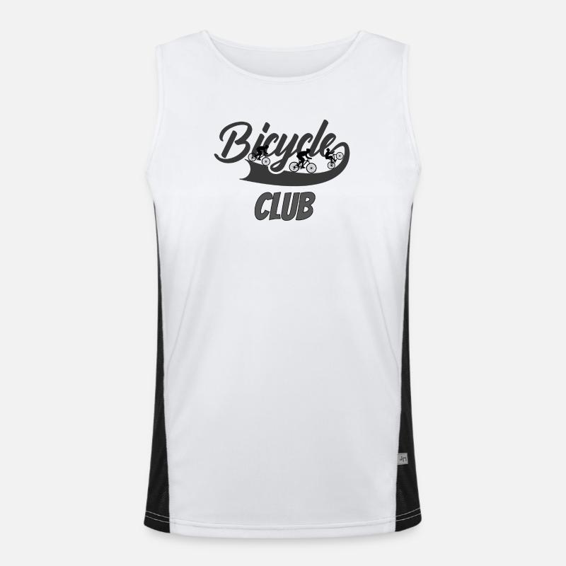 Impression du logo du club cycliste Débardeur respirant contrasté Homme 