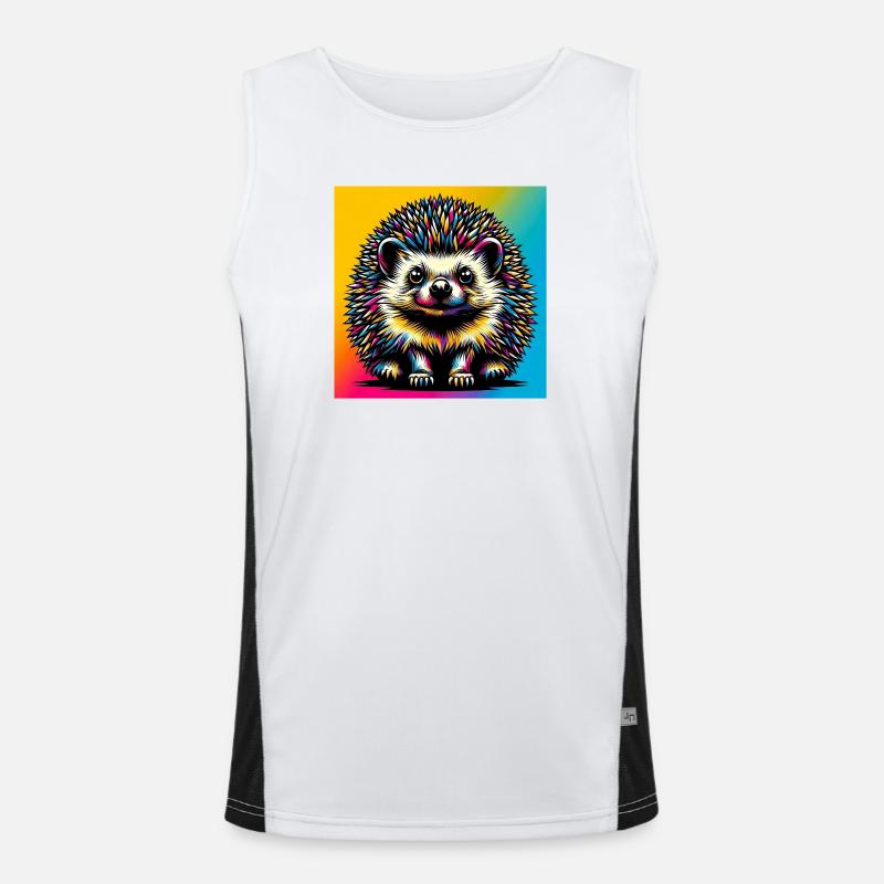 hedgehog Men's Functional Contrast Tank Top 
