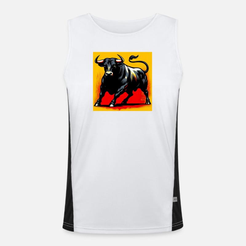 bull Men's Functional Contrast Tank Top 
