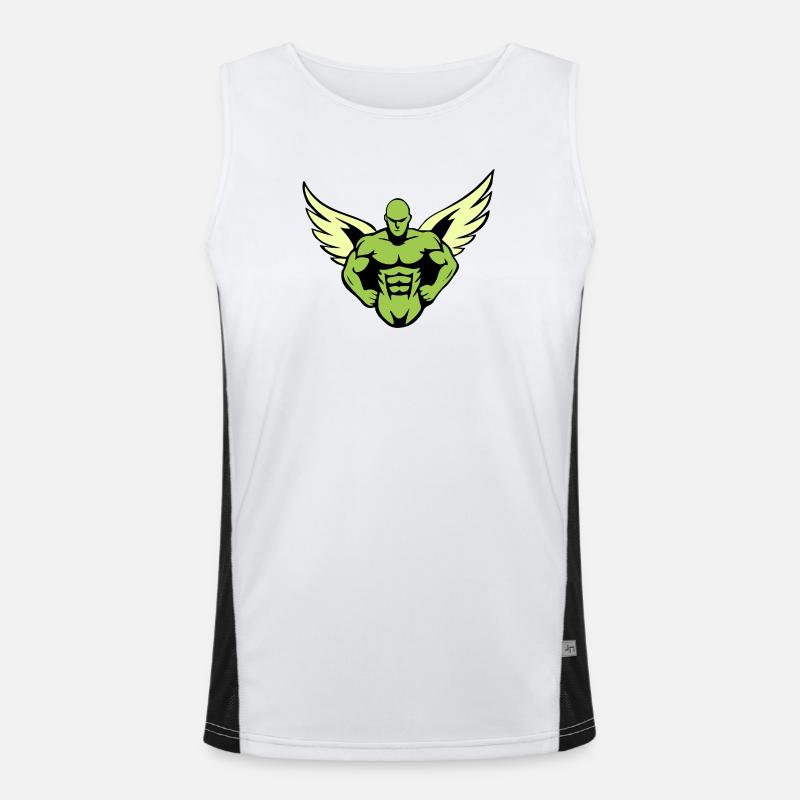 Winged Gladiator Power Men's Functional Contrast Tank Top 