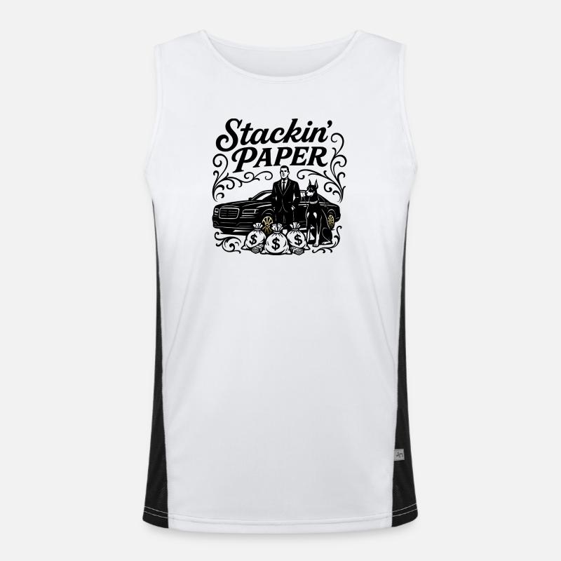 Stablet papir Funktionel kontrast tanktop til herrer 