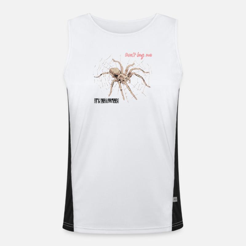 Ne m’embêtez pas, c’est Helloween Débardeur respirant contrasté Homme 