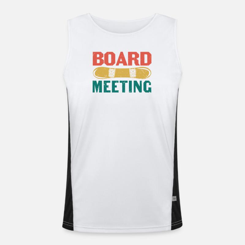 Conseil d’administration Snowboard Débardeur respirant contrasté Homme 