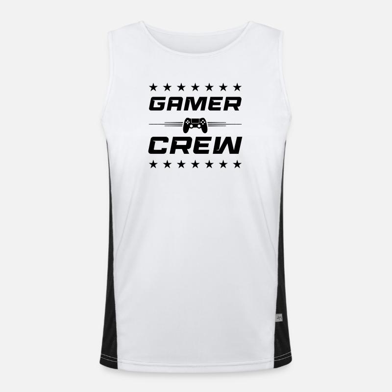 Gamepad Controller  Funktionelles Kontrast-Tank Top für Männer 
